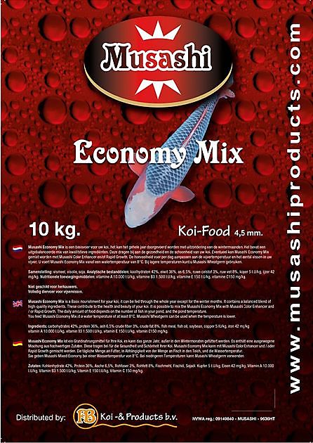 Musashi Economy Mix 10 Kg - Kiëta Koi Veendam